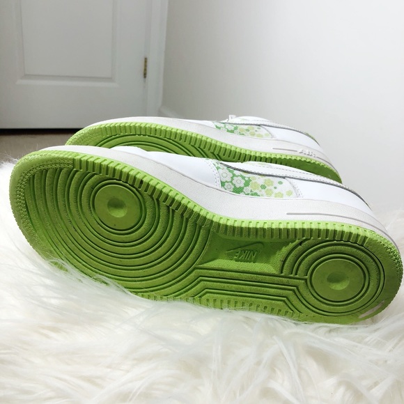 green flower air force 1